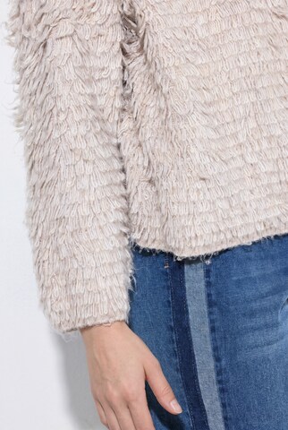 Ulla Popken Strickjacke in Beige