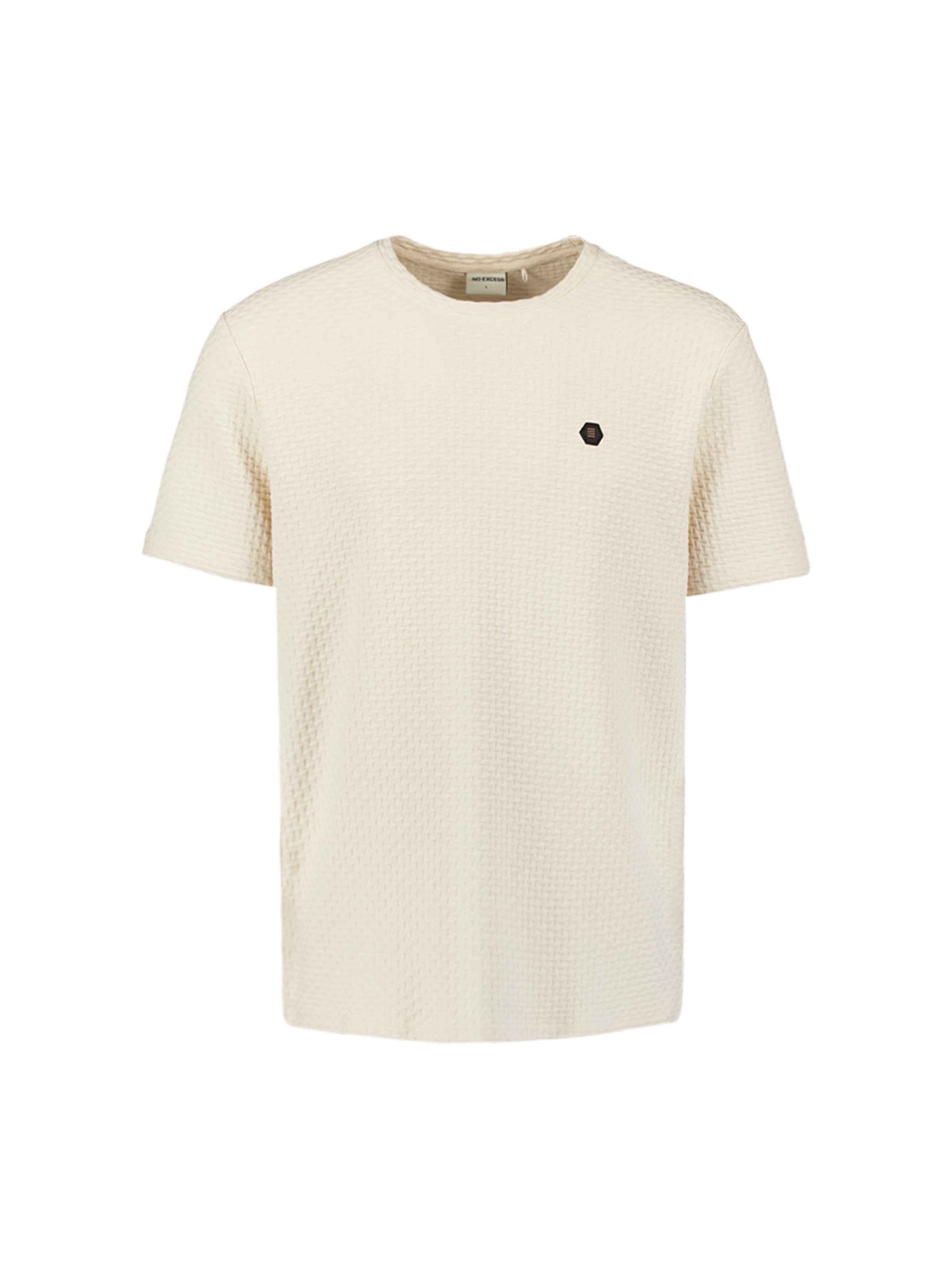 No Excess T-Shirt in Beige: Vorderseite