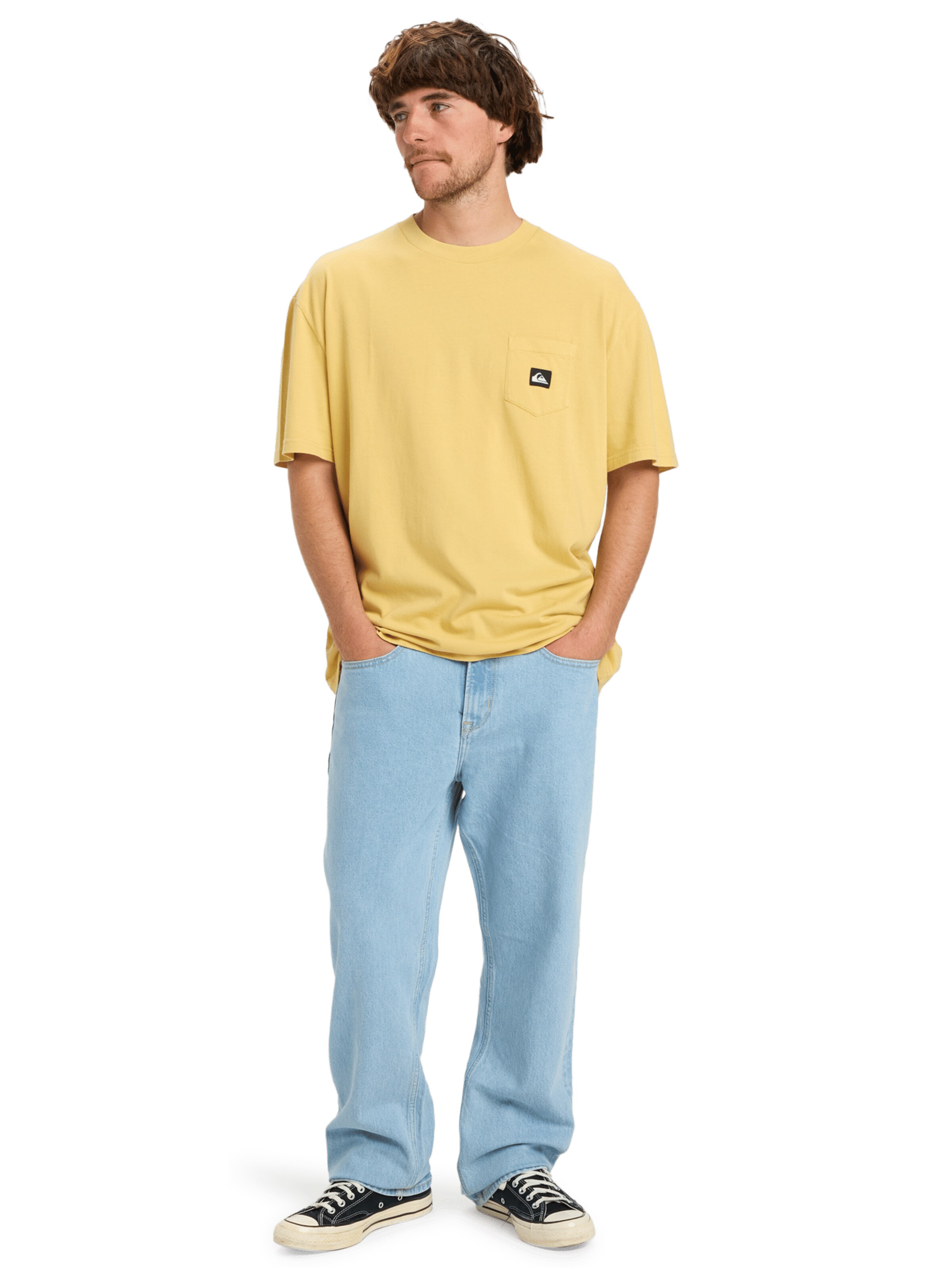QUIKSILVER Shirt in Yellow
