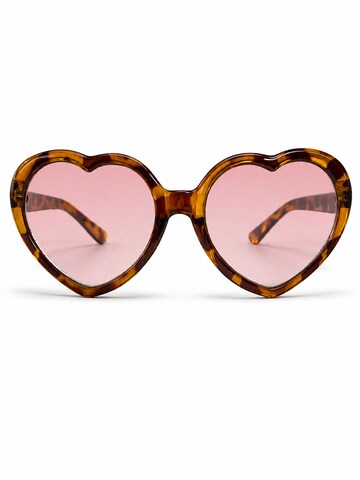 COLLEZIONE ALESSANDRO Sunglasses 'Heart' in Pink