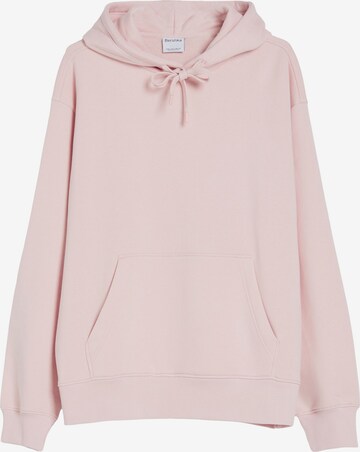 Bershka Sweatshirt in Pink: predná strana