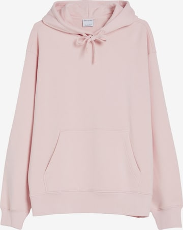 Bershka Sweatshirt in Pink: front