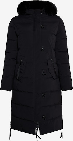 MYMO Зимно палто в черно: отпред