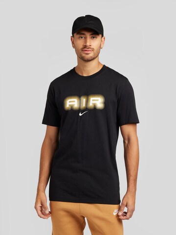 Maglietta 'AIR' di Nike Sportswear in nero: frontale