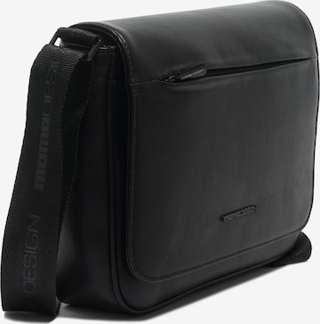 Sac à bandoulière Momo Design en noir : devant