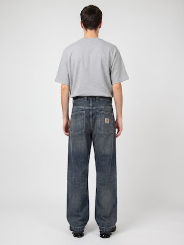 Carhartt WIP Baggy Jeans 'Brandon Pant Blue Worn Used Wash -- Men's Blue Trousers Men' in Blauw