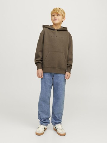 Felpa 'JESTAR' di Jack & Jones Junior in marrone
