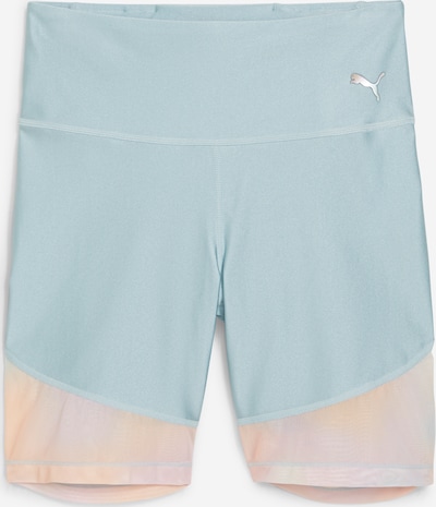 Sportinės kelnės 'DAZE 7' iš PUMA, spalva – šviesiai mėlyna / persikų spalva / sidabrinė, Prekių apžvalga