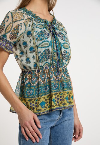 usha FESTIVAL Blouse in Blue