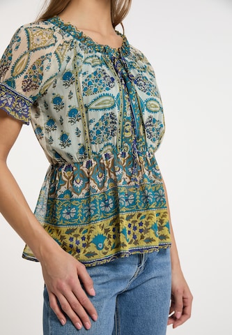 usha FESTIVAL Blouse in Blue