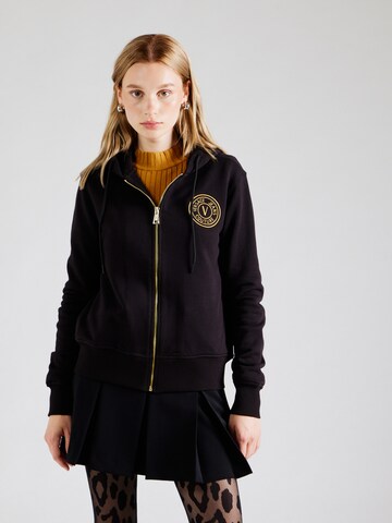 Veste de survêtement Versace Jeans Couture en noir : devant