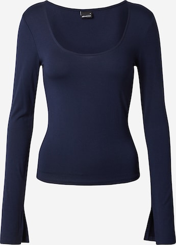 Gina Tricot Shirt in Blauw: voorkant