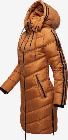 MARIKOO Płaszcz zimowy 'Armasa' w kolorze brązowy