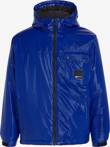 mėlyna KARL LAGERFELD JEANS Demisezoninė striukė: priekis