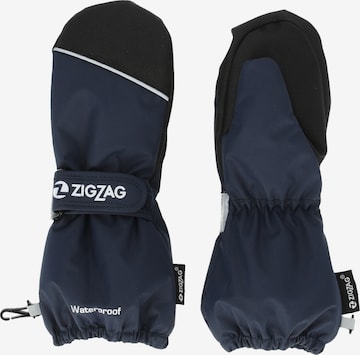 ZigZag Gloves 'Shildon' in Blue: front