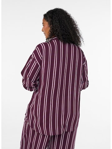 Zizzi Schlafshirt in Rot