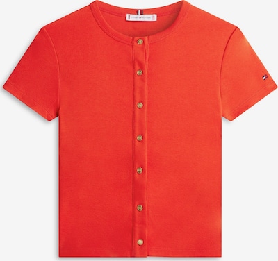 TOMMY HILFIGER Kardigan u mornarsko plava / narančasta / crvena / bijela, Pregled proizvoda