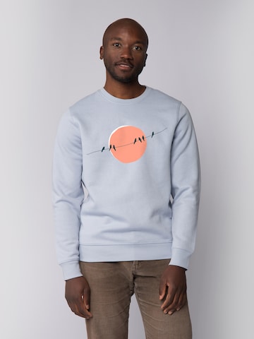 Watapparel Sweatshirt 'Countryside 01' in Blau: Vorderseite