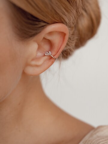 Hey Happiness Ohrringe 'Fire Spark' in Silber: Vorderseite