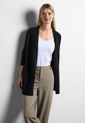 STREET ONE Strickjacke in Schwarz