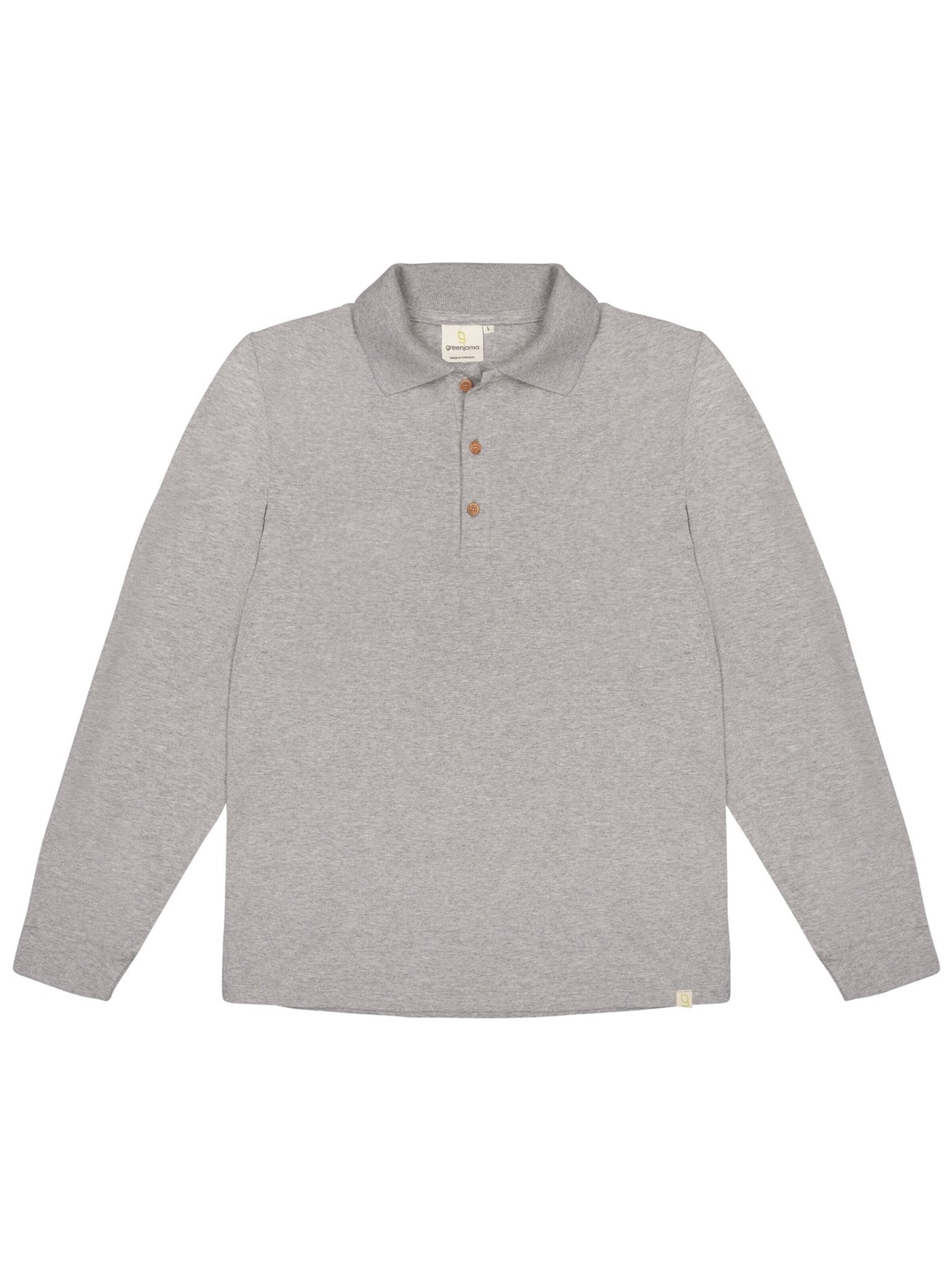 greenjama Long Pajamas in Grey: front