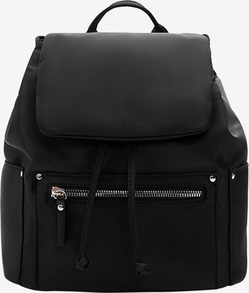 Pull&Bear Backpack in Black: front