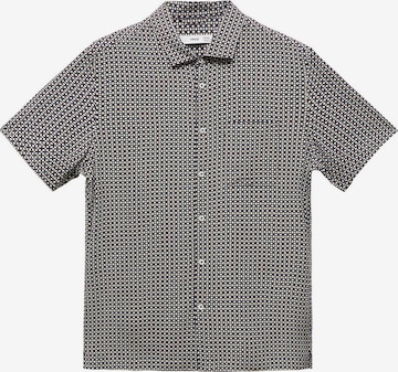 MANGO MAN Regular fit Button Up Shirt 'Cabo' in Blue: front