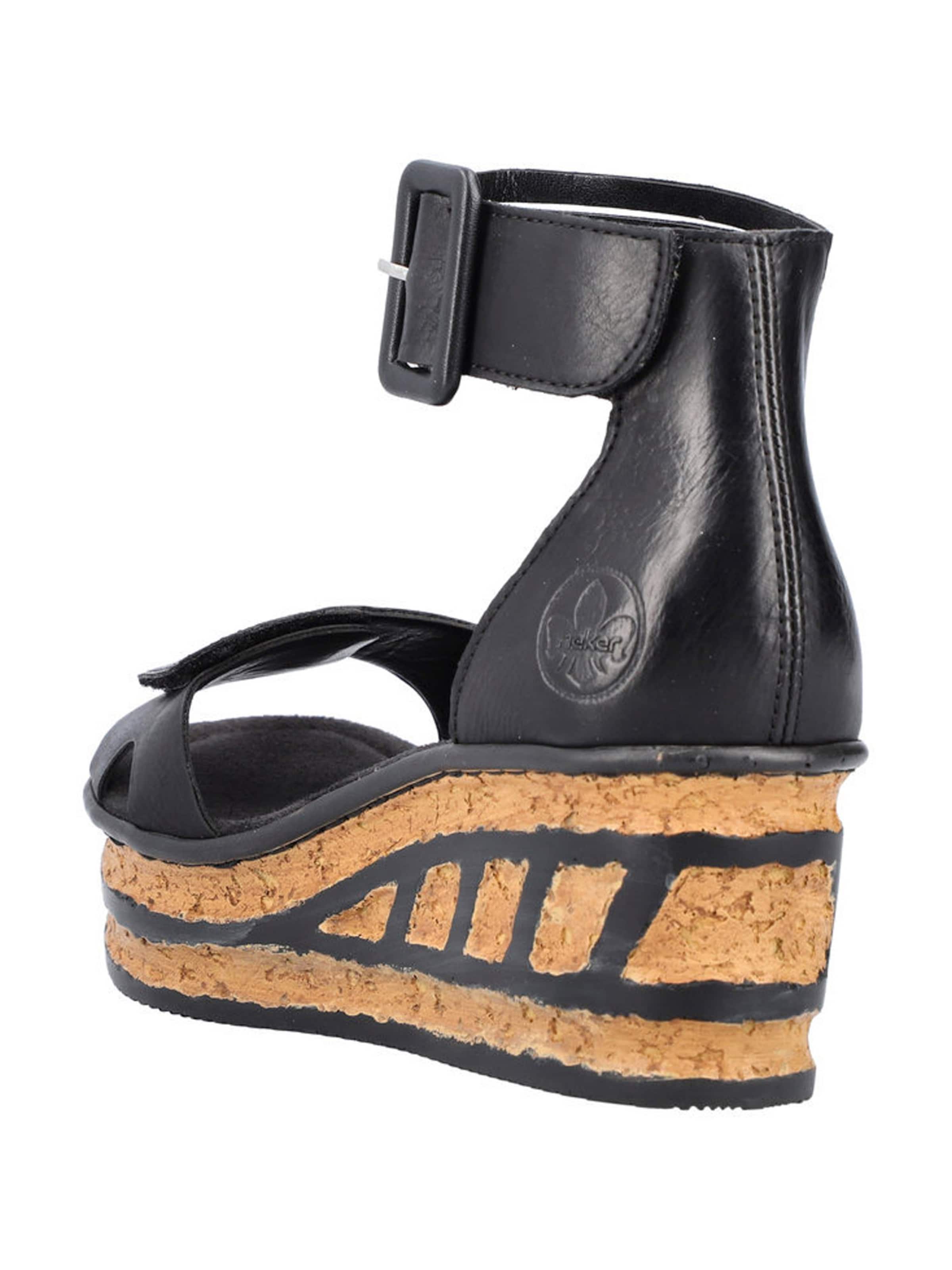 Rieker Sandály – černá