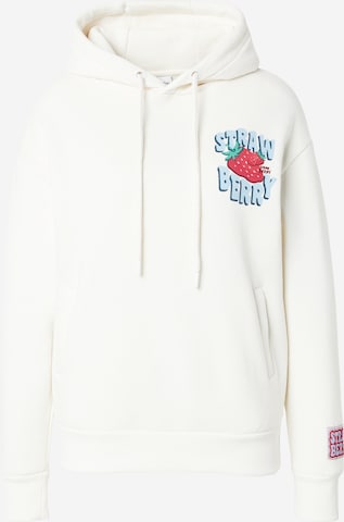 Sublevel Sweatshirt i vit: framsida
