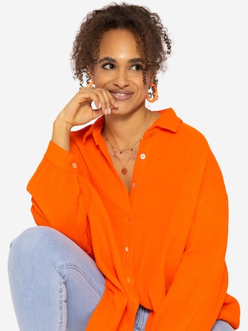 SASSYCLASSY Bluse in Orange