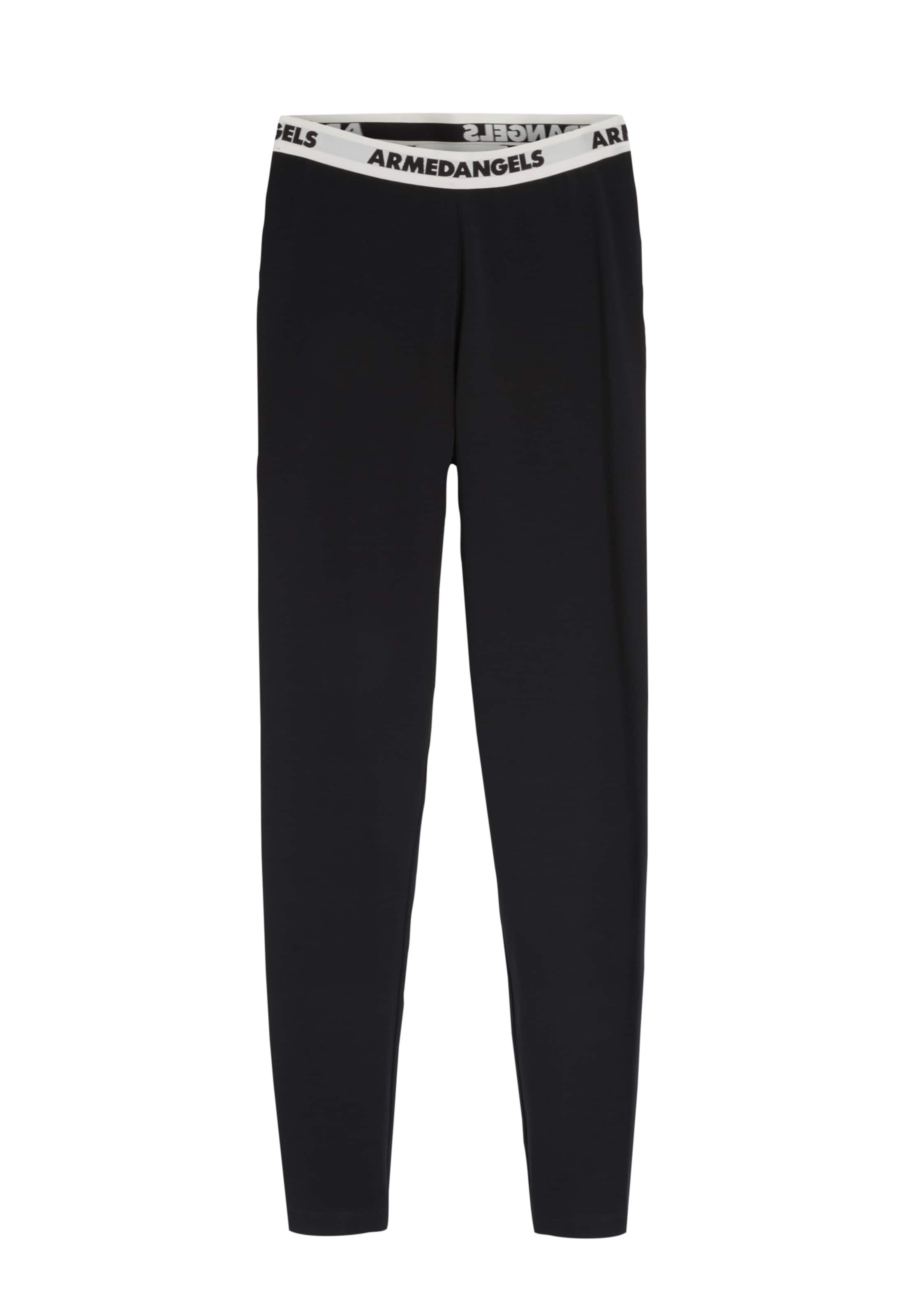 ARMEDANGELS Regular Leggings ' FARIBAA ICONIC Å ' in Zwart: voorkant