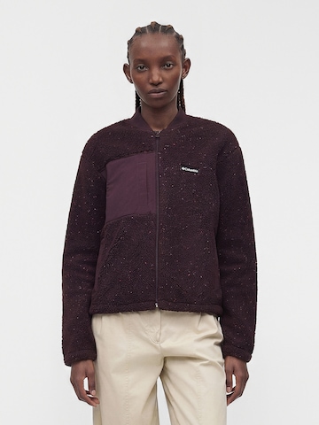 COLUMBIA Funktionsfleecejacke 'Stellar' in Rot: Vorderseite