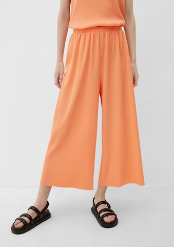 s.Oliver Loose fit Trousers in Orange: front