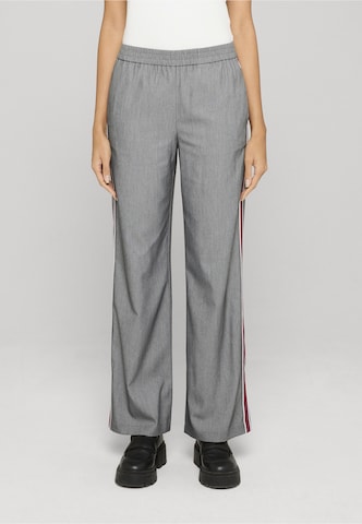 Noisy may - Pierna ancha Pantalón 'NMAnna' en gris: frente