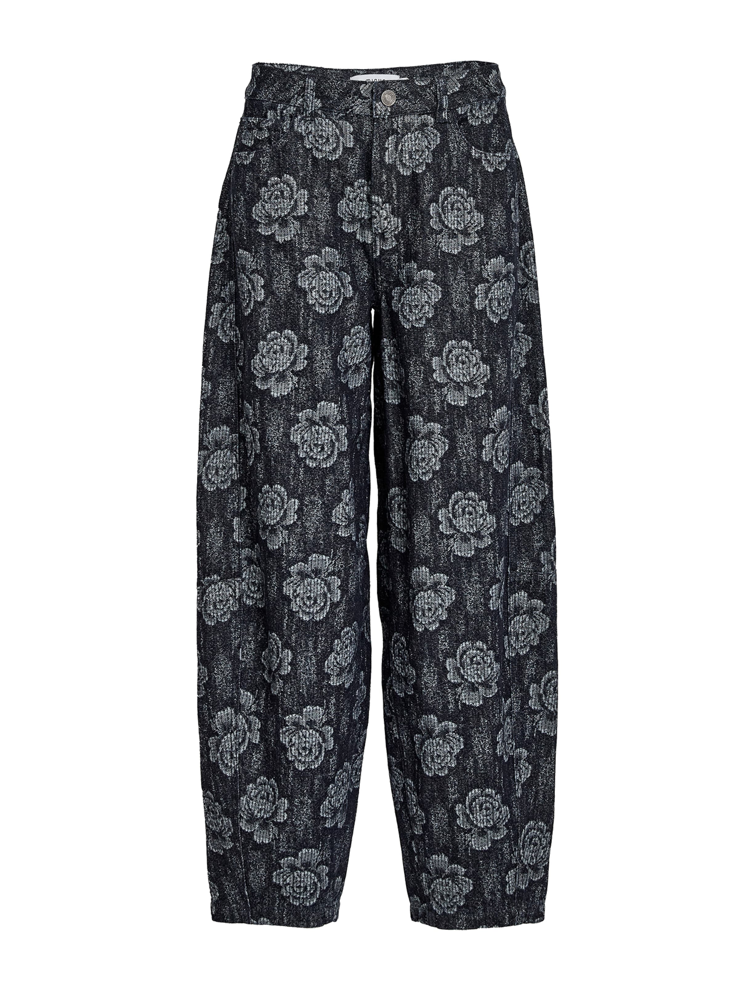 Tapered Pantaloni 'Heather' di minus in blu: frontale