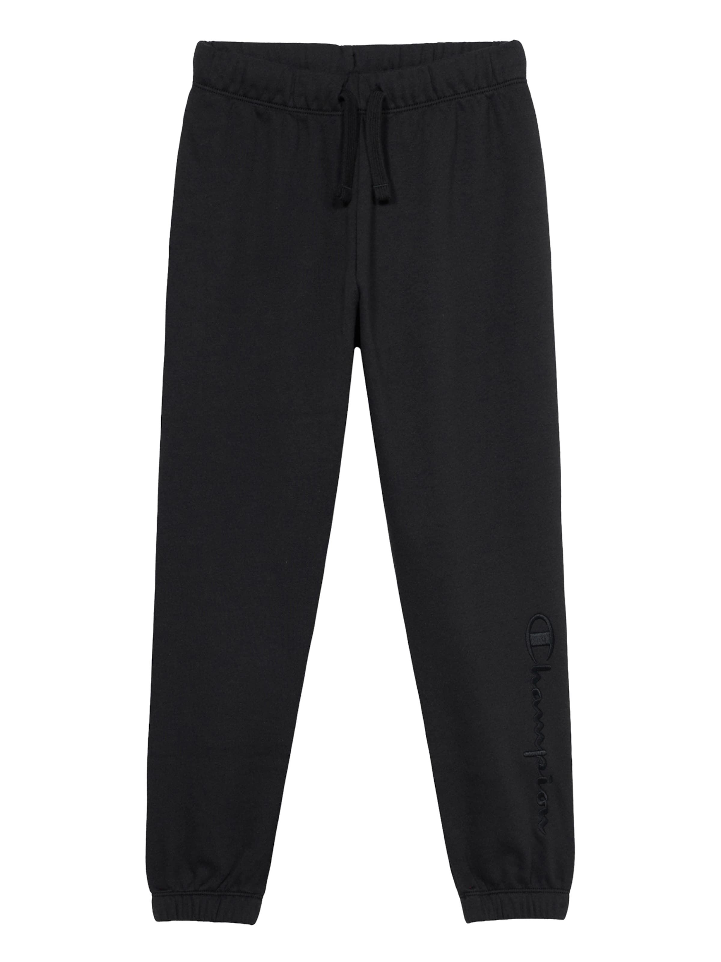 Champion Tapered Hose in Schwarz: Vorderseite