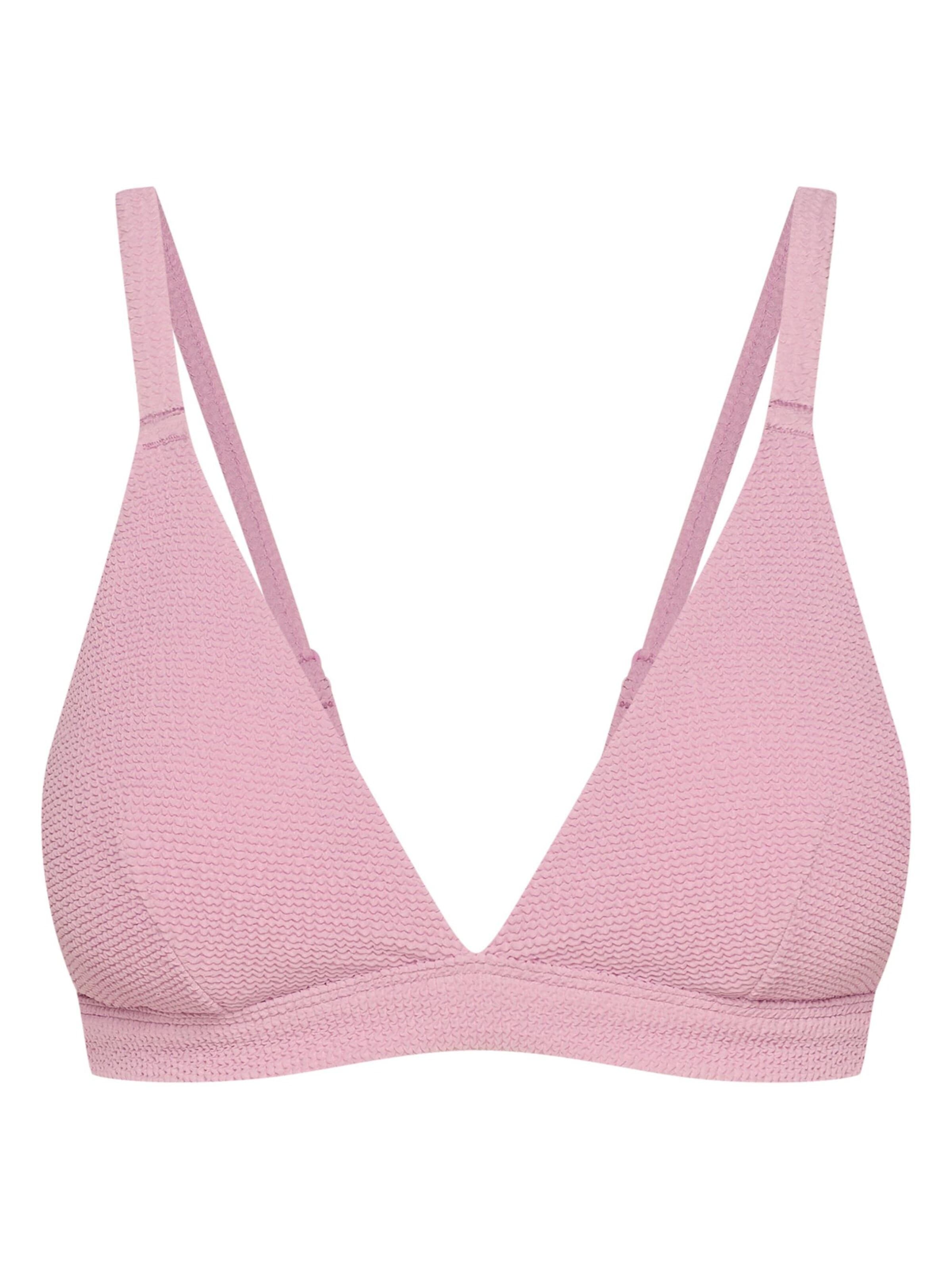ESOTIQ Bikini Top 'Sunnyday' in Pink: front