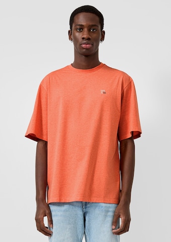 T-Shirt QS en orange : devant