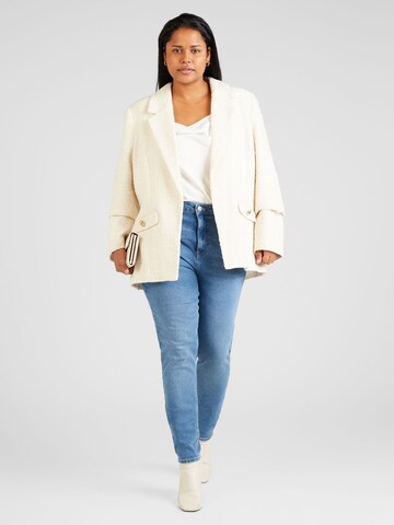 Blazer di River Island Plus in beige