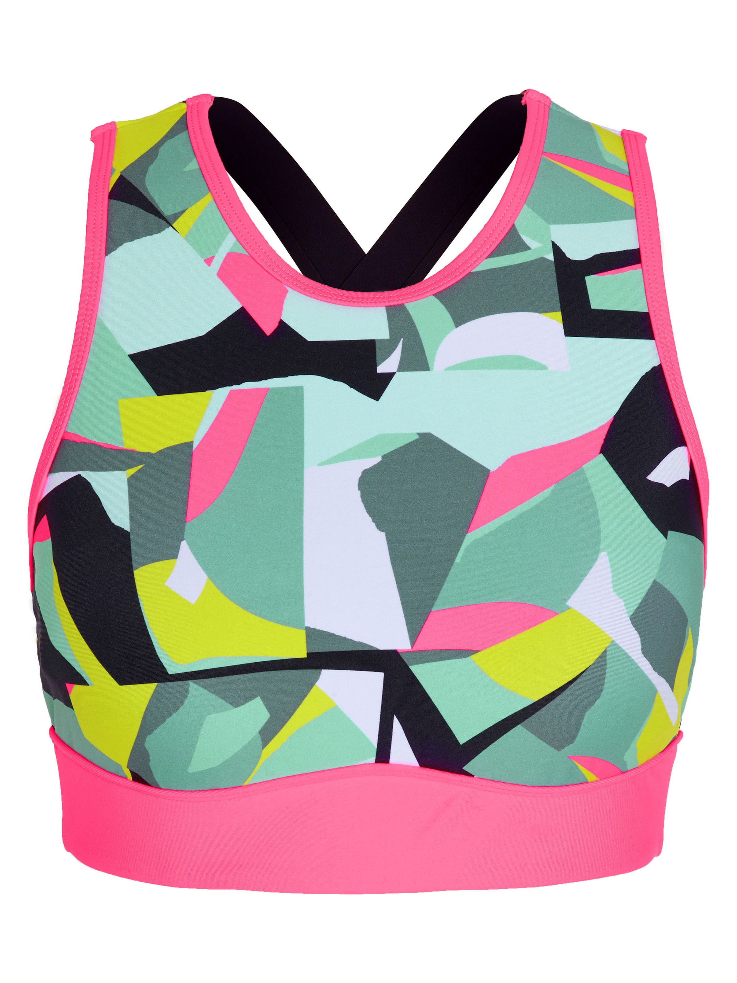 CHIEMSEE Bralette Sports Bra in Green: front