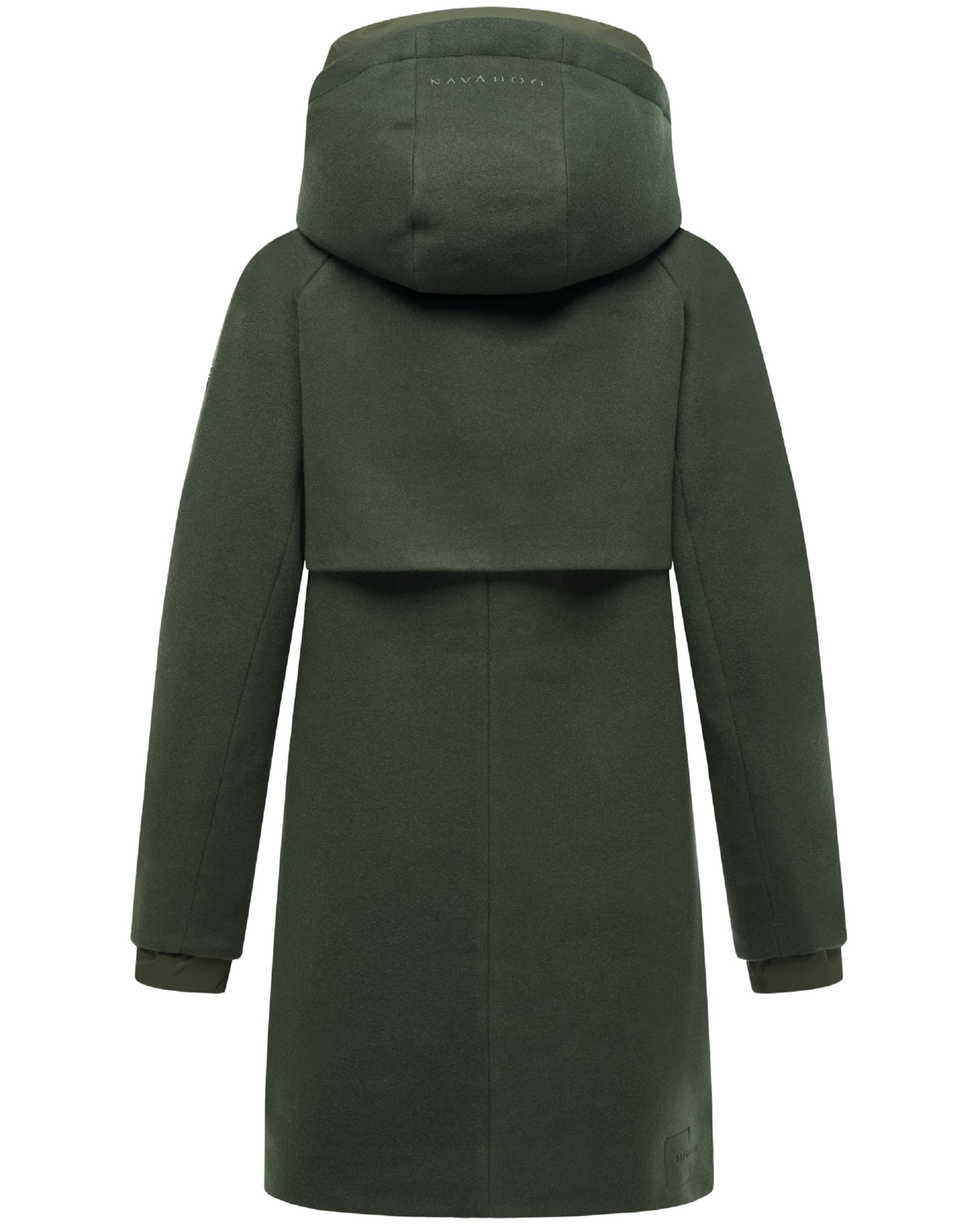 NAVAHOO Зимнее пальто 'Flauschwunder 14' в Зеленый