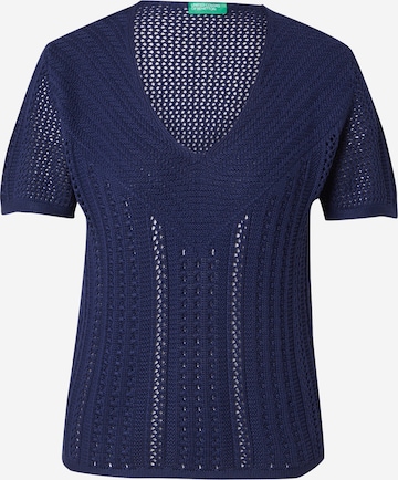 UNITED COLORS OF BENETTON - Pullover em azul: frente