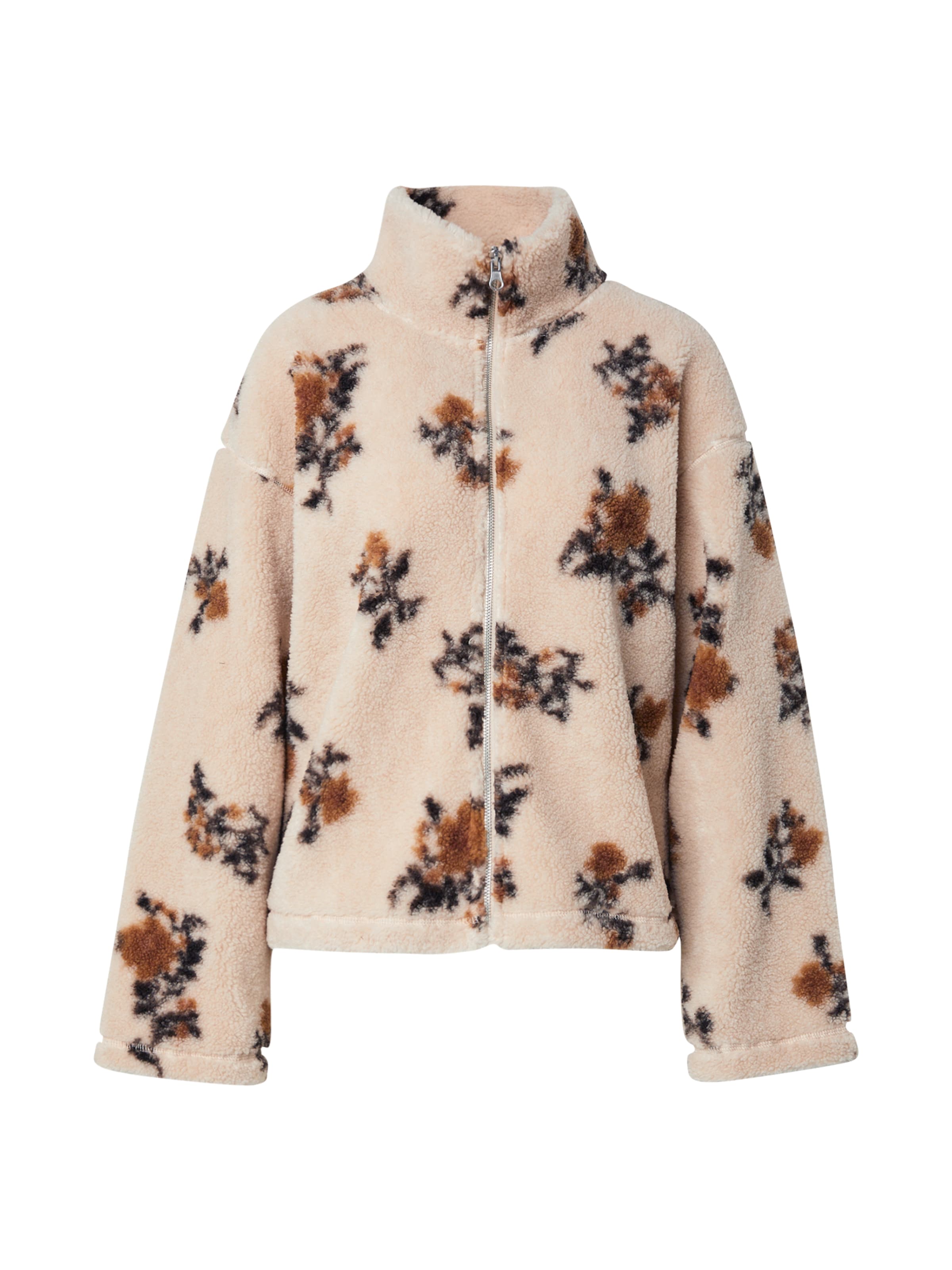 Monki Bluza polarowa w kolorze beżowy: przód