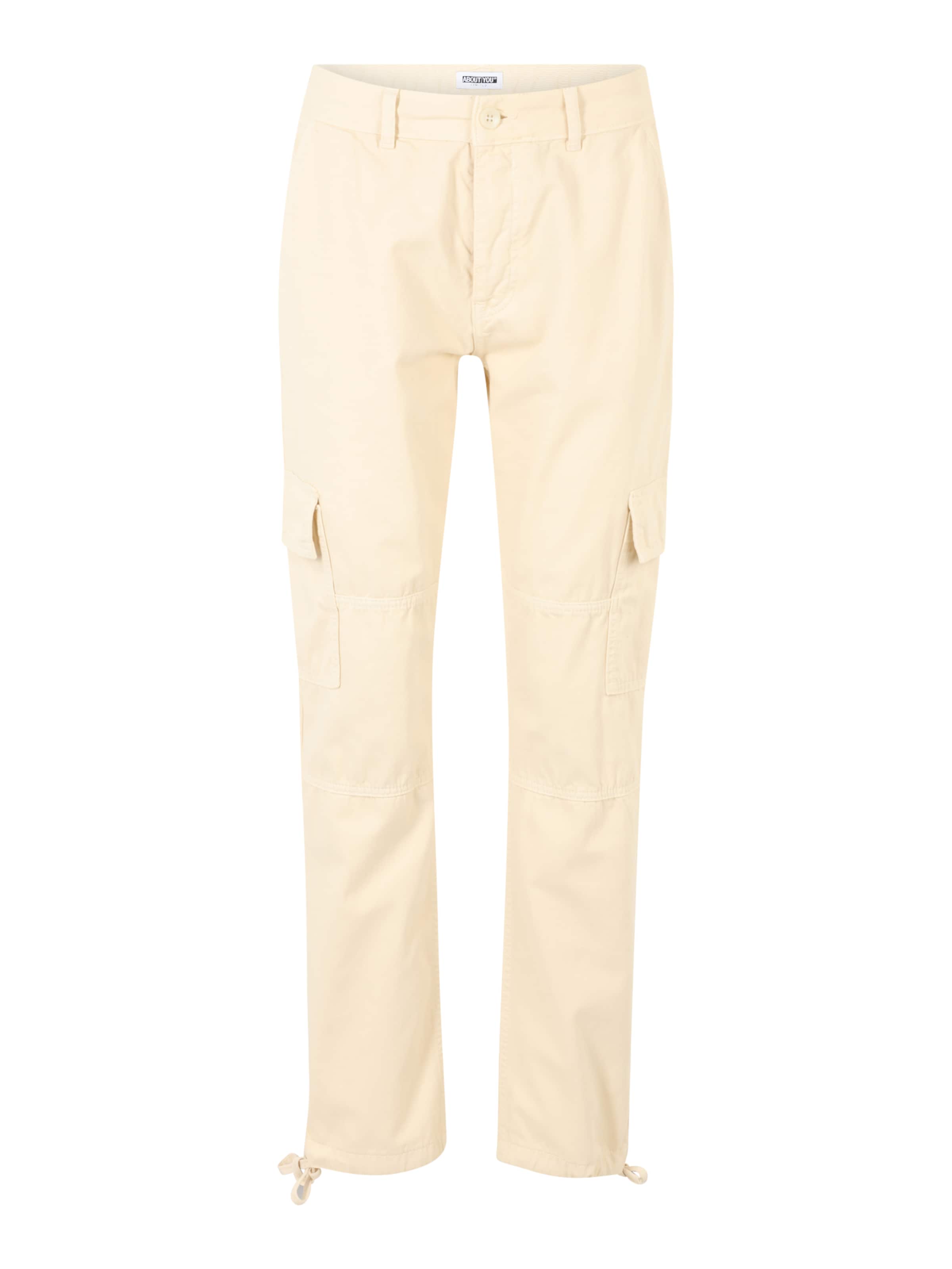 ABOUT YOU Limited Regular Housut 'Rafael' värissä beige: etupuoli