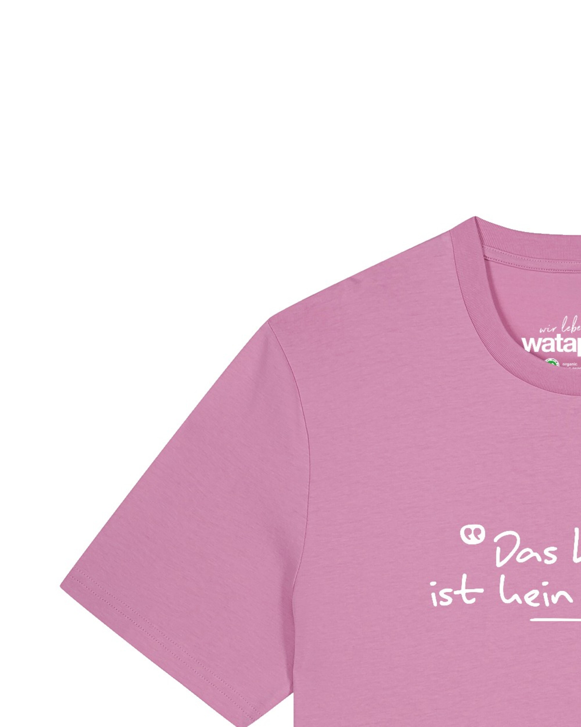 T-Shirt 'Das Leben Ist Kein Ponyhof' Watapparel en rose