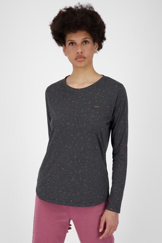 Alife and Kickin Shirt 'LeaAK' in Schwarz: Vorderseite