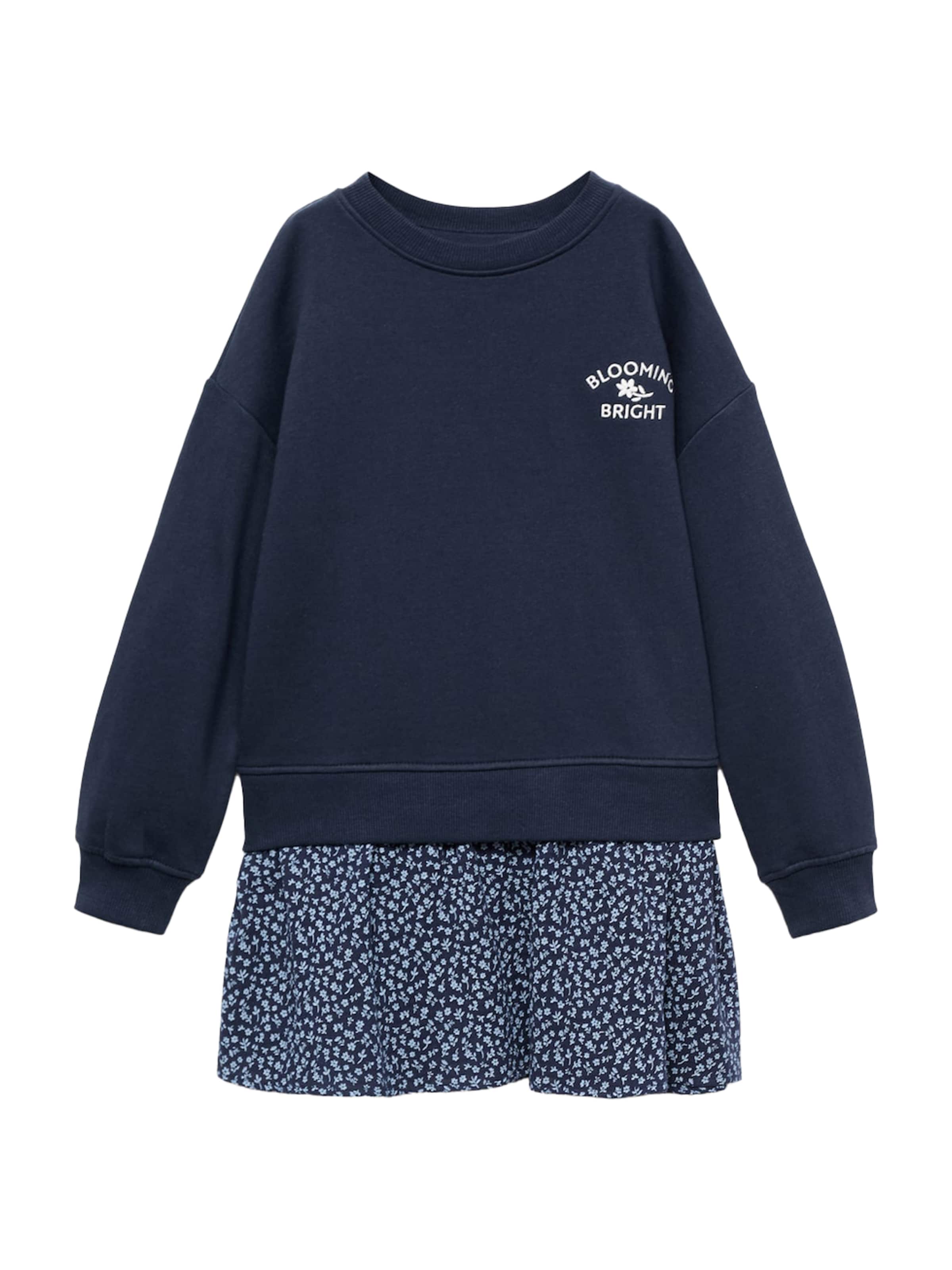 MANGO KIDS Kleid 'BESTIE' in Blau: Vorderseite