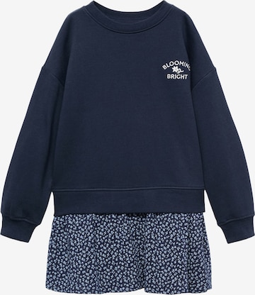 MANGO KIDS Sukienka 'BESTIE' w kolorze niebieski: przód