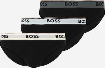 BOSS Трусы-слипы 'Power' в Черный: спереди