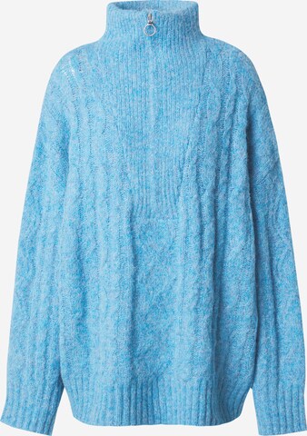 TOPSHOP Sweater in Blue: front